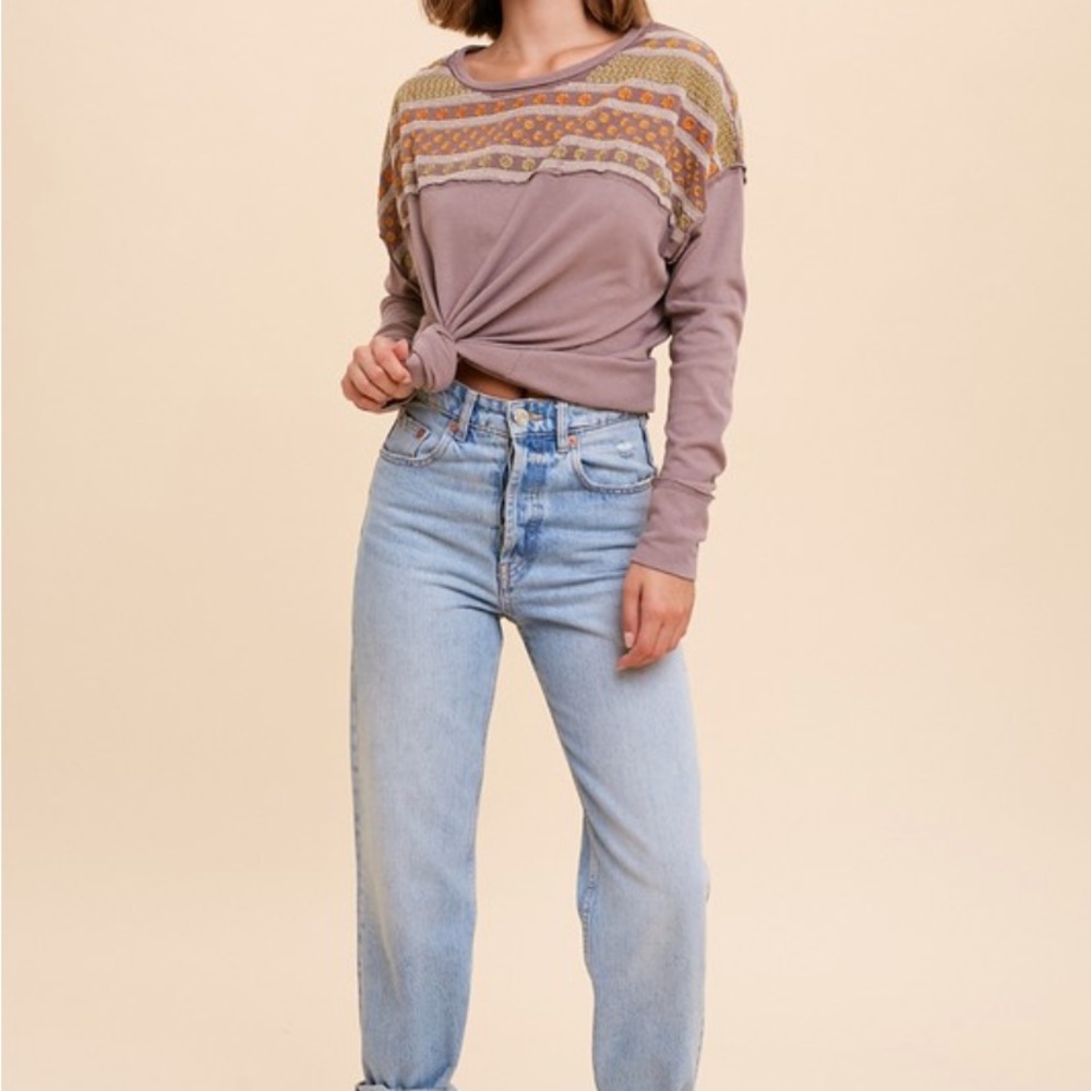 New In Loom Embroidered Top